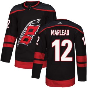 Impressive Adidas Hurricanes #12 Patrick Marleau Black Alternate Authentic Stitched NHL Jersey for die - hard hockey fans
