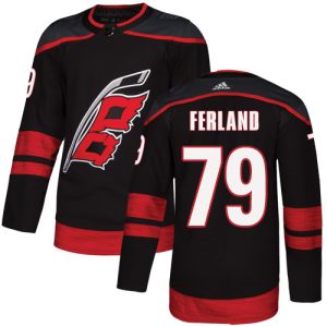 Unique Adidas Hurricanes #79 Michael Ferland Black Alternate Authentic Stitched NHL Jersey to complete your fan gear collection