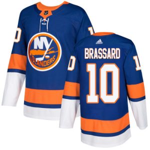 Stunning Adidas Islanders #10 Derek Brassard Royal Blue Home Authentic Stitched NHL Jersey perfect for game days