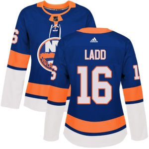 Gorgeous Adidas Islanders #16 Andrew Ladd Royal Blue Home Authentic Women's Stitched NHL Jersey a must - have for collectors