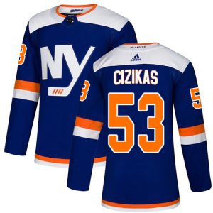 Fantastic Adidas Islanders #53 Casey Cizikas Blue Authentic Alternate Stitched NHL Jersey a must - have for collectors