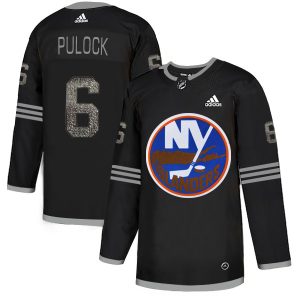 Unique Adidas Islanders #6 Ryan Pulock Black Authentic Classic Stitched NHL Jersey perfect for game days