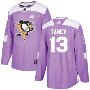 Sleek Adidas Penguins #13 Brandon Tanev Purple Authentic Fights Cancer Stitched Youth NHL Jersey perfect for game days