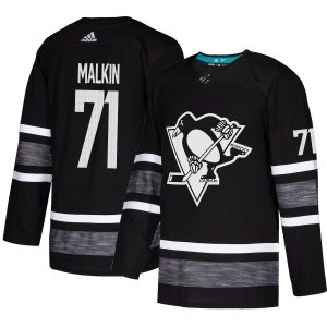 Fantastic Adidas Penguins #71 Evgeni Malkin Black 2019 All Star Game Parley Authentic Stitched NHL Jersey for die - hard hockey fans