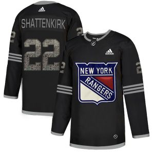 Unique Adidas Rangers #22 Kevin Shattenkirk Black Authentic Classic Stitched NHL Jersey for ultimate sports enthusiasts