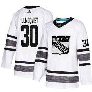 Sleek Adidas Rangers #30 Henrik Lundqvist White Authentic 2019 All Star Stitched Youth NHL Jersey to stand out at the arena