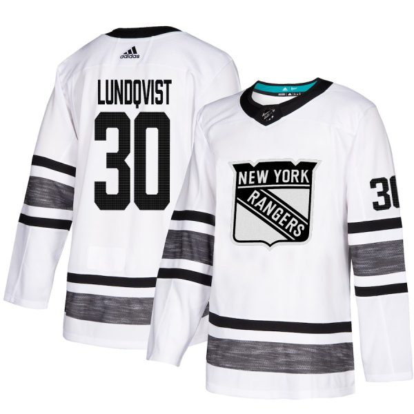 Sleek Adidas Rangers #30 Henrik Lundqvist White Authentic 2019 All Star Stitched Youth NHL Jersey to stand out at the arena