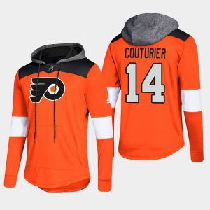 Fantastic Flyers #14 Sean Couturier Orange 2018 Pullover Platinum Hoodie a must - have for collectors