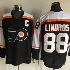 Gorgeous Flyers #88 Eric Lindros Black CCM Throwback Stitched NHL Jersey to complete your fan gear collection