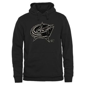 Gorgeous Men's Columbus Blue Jackets Black Rink Warrior Pullover Hoodie a must - have for collectors
