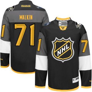 Unique Penguins #71 Evgeni Malkin Black 2016 All Star Stitched NHL Jersey for die - hard hockey fans