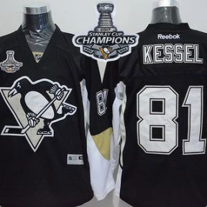 Amazing Penguins #81 Phil Kessel Black Home 2017 Stanley Cup Finals Champions Stitched NHL Jersey to stand out at the arena