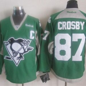 Amazing Penguins #87 Sidney Crosby Green Practice Stitched NHL Jersey for ultimate sports enthusiasts