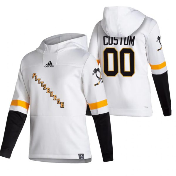 Sleek Pittsburgh Penguins Custom Adidas Reverse Retro Pullover Hoodie White for ultimate sports enthusiasts