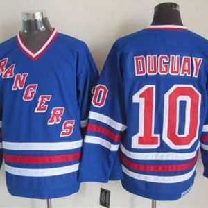 Amazing Rangers #10 Ron Duguay Blue CCM Heroes of Hockey Alumni Stitched NHL Jersey to complete your fan gear collection