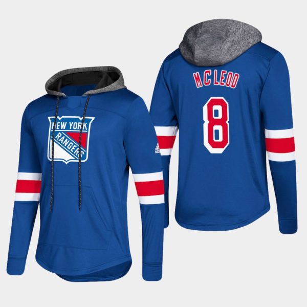 Fantastic Rangers #8 Cody McLeod Blue 2018 Pullover Platinum Hoodie to stand out at the arena
