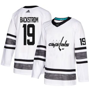 Impressive Adidas Capitals #19 Nicklas Backstrom White 2019 All Star Game Parley Authentic Stitched NHL Jersey to show your team spirit