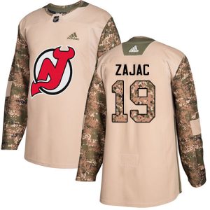 Stunning Adidas Devils #19 Travis Zajac Camo Authentic 2017 Veterans Day Stitched NHL Jersey to stand out at the arena