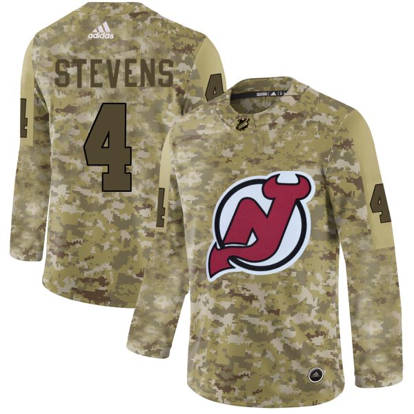 Unique Adidas Devils #4 Scott Stevens Camo Authentic Stitched NHL Jersey to show your team spirit
