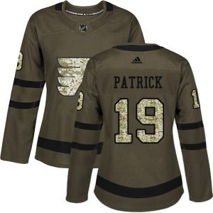 Impressive Adidas Flyers #19 Nolan Patrick Green Salute to Service Women's Stitched NHL Jersey a must - have for collectors