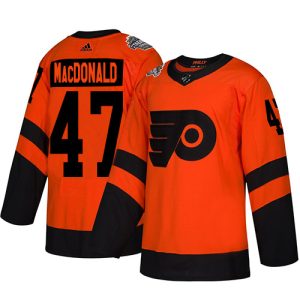 Amazing Adidas Flyers #47 Andrew MacDonald Orange Authentic 2019 Stadium Series Stitched NHL Jersey a must - have for collectors