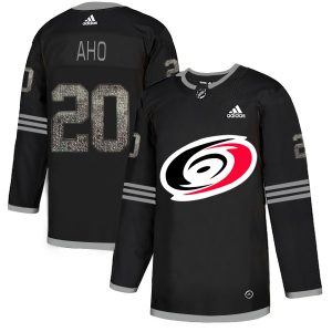 Fantastic Adidas Hurricanes #20 Sebastian Aho Black Authentic Classic Stitched NHL Jersey to complete your fan gear collection