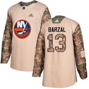 Fantastic Adidas Islanders #13 Mathew Barzal Camo Authentic 2017 Veterans Day Stitched NHL Jersey to complete your fan gear collection