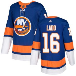 Sleek Adidas Islanders #16 Andrew Ladd Royal Blue Home Authentic Stitched Youth NHL Jersey to stand out at the arena