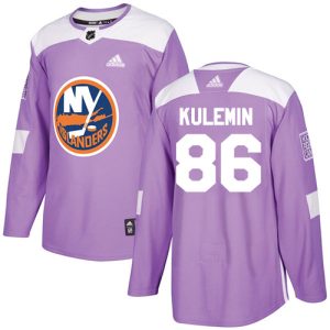 Impressive Adidas Islanders #86 Nikolay Kulemin Purple Authentic Fights Cancer Stitched NHL Jersey to stand out at the arena