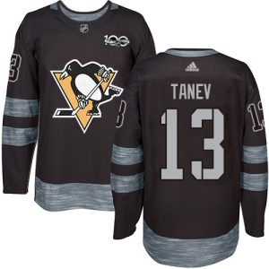 Gorgeous Adidas Penguins #13 Brandon Tanev Black 1917 2017 100th Anniversary Stitched NHL Jersey to complete your fan gear collection