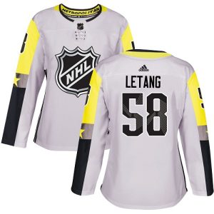Gorgeous Adidas Penguins #58 Kris Letang Gray 2018 All Star Metro Division Authentic Women's Stitched NHL Jersey to complete your fan gear collection