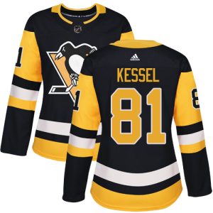 Sleek Adidas Penguins #81 Phil Kessel Black Home Authentic Women's Stitched NHL Jersey a must - have for collectors