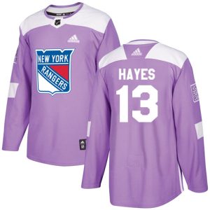 Impressive Adidas Rangers #13 Kevin Hayes Purple Authentic Fights Cancer Stitched NHL Jersey to complete your fan gear collection