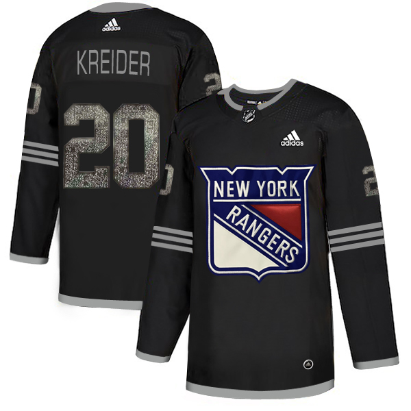Stylish Adidas Rangers #20 Chris Kreider Black Authentic Classic Stitched NHL Jersey to stand out at the arena