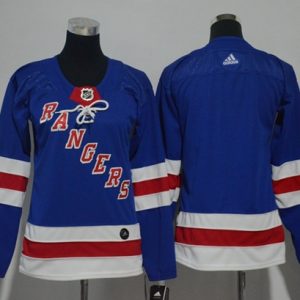 Stunning Adidas Rangers Blank Royal Blue Home Authentic Women's Stitched NHL Jersey for die - hard hockey fans