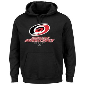 Stylish Carolina Hurricanes Majestic Critical Victory VIII Fleece Hoodie Black for die - hard hockey fans