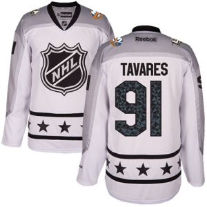 Impressive Islanders #91 John Tavares White 2017 All Star Metropolitan Division Women's Stitched NHL Jersey for ultimate sports enthusiasts