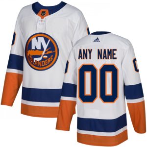Fantastic Men's Adidas Islanders Personalized Authentic White Road NHL Jersey for ultimate sports enthusiasts