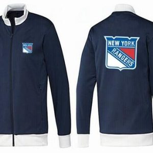 Impressive NHL New York Rangers Zip Jackets Dark Blue perfect for game days