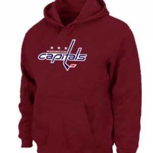 Stylish NHL Washington Capitals Big & Tall Logo Pullover Hoodie Red perfect for game days