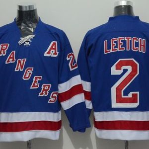 Impressive Rangers #2 Brian Leetch Blue CCM Throwback Stitched NHL Jersey to complete your fan gear collection