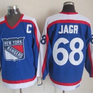 Amazing Rangers #68 Jaromir Jagr Blue/White CCM Throwback Stitched NHL Jersey for ultimate sports enthusiasts
