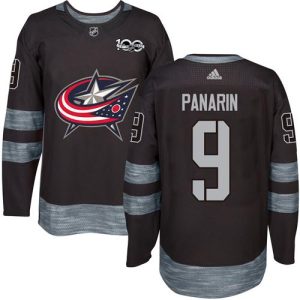 Impressive Adidas Blue Jackets #9 Artemi Panarin Black 1917 2017 100th Anniversary Stitched NHL Jersey for die - hard hockey fans