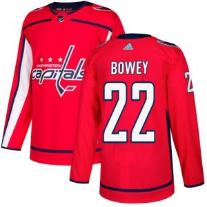 Gorgeous Adidas Capitals #22 Madison Bowey Red Home Authentic Stitched NHL Jersey to stand out at the arena