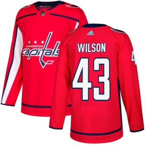 Unique Adidas Capitals #43 Tom Wilson Red Home Authentic Stitched NHL Jersey a must - have for collectors