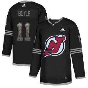 Unique Adidas Devils #11 Brian Boyle Black Authentic Classic Stitched NHL Jersey to show your team spirit