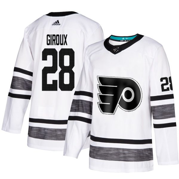 Unique Adidas Flyers #28 Claude Giroux White Authentic 2019 All Star Stitched NHL Jersey perfect for game days