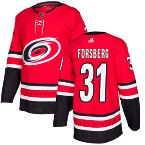 Impressive Adidas Hurricanes #31 Anton Forsberg Red Home Authentic Stitched Youth NHL Jersey to stand out at the arena