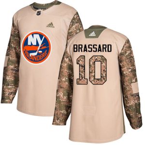 Fantastic Adidas Islanders #10 Derek Brassard Camo Authentic 2017 Veterans Day Stitched NHL Jersey to complete your fan gear collection