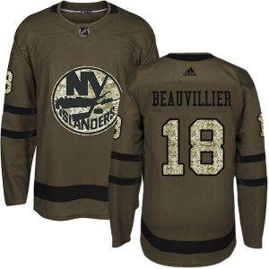 Fantastic Adidas Islanders #18 Anthony Beauvillier Green Salute to Service Stitched NHL Jersey to show your team spirit